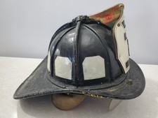 Vintage Cairns & Brothers FireFighter Helmet Leather New Jersey picture