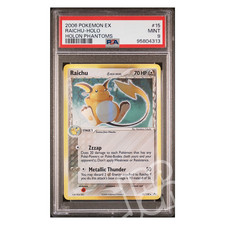 Raichu Holo Holon Phantoms 15/110 English Pokémon Card - PSA 9 MINT picture