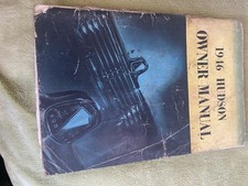 Rare 1946 Hudson Owner Manual With Lubrication Layout Sheet picture