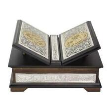 Special Silver Plated Ultra Lux Wooden Boxed Quran | Islamic Birthday Gift Box picture