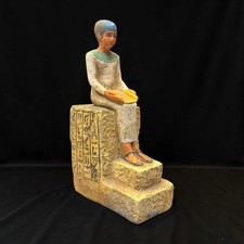 Egyptian Artifacts A Rare Authentic Pharaonic Statue Of Egyptian King Imhotep BC picture