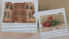 Antique 1890s B.T. Babbitt Best Soap Double-Sided Lithograph Roses 21x14 picture