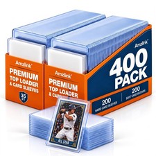 Amzlink® 400 Card Sleeves & Toploads for Cards, 3