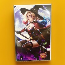 Artist Alley Comics Harley Quinn Halloween Witch NM - NEVER OUT  OF PLASTIC picture