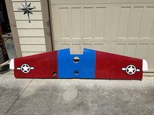 Aluminum Airplane Tail With American Eagle WWII Design Man-Cave Bar Display picture
