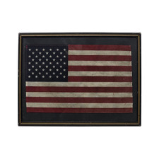 Vintage Framed American Flag picture