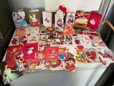 47 Vintage Valentines 1 Stand Up Cards Early 1960's picture