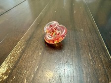 Glass Quartz Airflow Pipe Cap - Wide 25mm Peppermint Swirl UFO picture