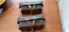 2 Vintage Original USSR Soviet Military SKS Leather Kirza Ammo Pouches Nice Cond picture