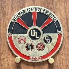 UL Field Engineering 2020 Fire Shield Insigniter Conatus Challenge Coin  W#10 picture