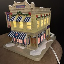 Hawthorne Village Chicago Cubs Bakery 2006 Christmas Village Lighted COA MLB picture