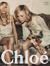 2007 Original CHLOE Women's Clothing Fashion Accessories Blonde Print Ad picture