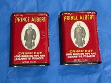Vintage Prince Albert Old Timer Knives Promo Tins – Lot of 2 – 1960s–70s picture