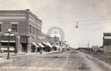 Laurel Montana Main Street View 1917 RPPC Postcard COPY picture