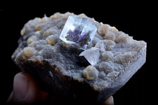 93g Natural Purple FLUORITE & Arsenopyrite Mineral Specimen/Yaogangxian  China picture
