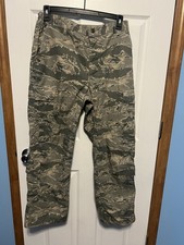US Air Force Men’s Utility Pants Tiger Stripe Camo 34 Reg Cotton Military, Baggy picture
