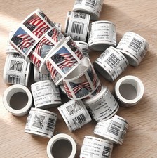 20 Rolls of 100 USPS Postage Stamps, Totaling 2000 Pieces 2024 Delivery Fast picture