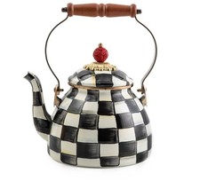 SALE  MacKenzie-Childs Courtly Check 1 Quart Tea Kettle Courtly Check picture