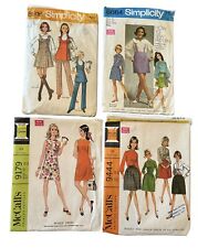 Vintage Simplicity McCall Sewing Pattern Lot Miss Sz 12 60's Retro Clothing Cut picture