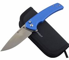 Sencut Serene Blue Aluminum Folding Pocket Knife D2 Tool Steel Blade picture