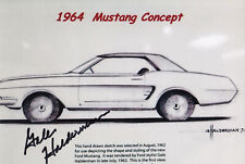 Gale Halderman Signed Autographed 4x6 Photo Designer of the Ford Mustang Rare picture