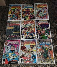 Vintage 1984 Marvel Comics Super Heroes Secret Wars Issues Lot 1-7, 9, 10 Doom picture
