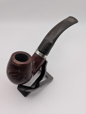 Vintage Wade’s Pipe Shop Briar Pipe Sterling Silver Band Bent Estate picture