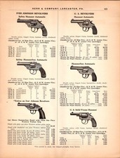 1910s Herr & Co. Lancaster PA Iver Johnson Peters Ammunition Revolver Print Ad picture