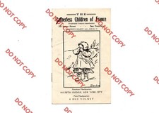 Antique 1915 Fatherless Children Of France SAN FRANCISCO California CA Booklet picture