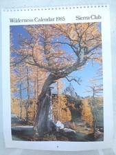 Sierra Club Wilderness Calendar Vintage 1985 12 Month Nature Photographs picture