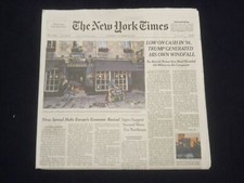 2020 OCT 10 NEW YORK TIMES- WHITEY FORD DIED 1928-2020 -TRUMP GENERATED WINDFALL picture
