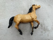 Vintage Breyer Horse #87 Diablo Buckskin Semi-Rearing Mustang GOLDEN VARIATION picture