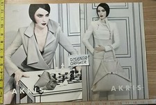 Akris Fashions 10x12 Large 2010 Print  Advertisement 2 pg.  picture