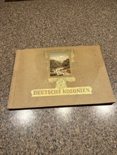 1936 GERMAN COLONIES TOBACCO CARDS ALBUM COMPLETE 270 Deutsche Kolonien Book picture