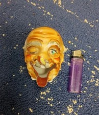 Vintage ~ 1950s 60s Ceramic Hobo Bum Smokers  Ashtray Made In Japan + Rare Wart picture
