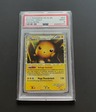  Pokemon Raichu Prime Holo Undaunted 83/90 2010 PSA 9 picture