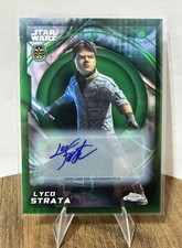 2026 Topps Chrome Star Wars Lyco Strata Debut Lane Factor Auto Green /99 picture