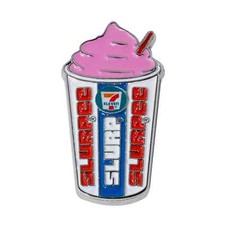 7-Eleven Stores - 7-11 Slurpee Retro Enamel Pin - Collectible - NEW picture