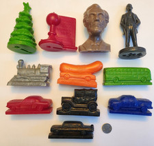 Lot of 11 Vintage Mold A Rama Wax Molded Figures Henry Ford Museum  picture
