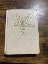 1952 Adoptive Rite Ritual - Freemasonry Eastern Star Pocket Book, Robert Macoy picture
