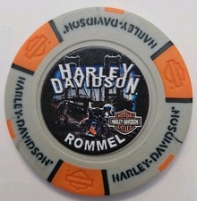 ROMMEL HARLEY DAVIDSON OF NEW CASTLE, DELAWARE 115TH ANN. DEALERSHIP POKER CHIP picture