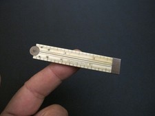 1800s Vtg “E. Preston & Sons” German Pocket Folding Rule Machinist Rare Tool picture