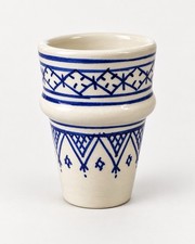 Moroccan Fez Ceramic Cups Handmade Moroccan Tea Glasses picture