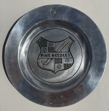 Vintage 1960s-70s Pine Needles Golf Club Wilton RWP Award Plate NC 10.25