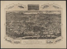 Bird's eye view,Philadelphia / lith. by H.J. Toudy & Co.,Philadelphia,Pa. picture