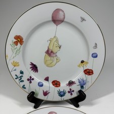 NEW 2 Disney Winnie the Pooh Among the Flowers DINNER PLATES 10.5