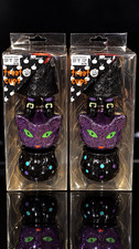 Vintage 2001 Target Halloween Treat Cups Lot of 2 Witch Cat Cauldron NIP picture