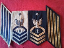 US NAVY WW 2 SENIOR CHIEF P.O. PHOTOGRAPHERS MATE BULLION picture