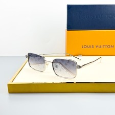 Louis Vuitton Z2744U Silver Monogram Gray Gradient Sunglasses New w/ Box picture