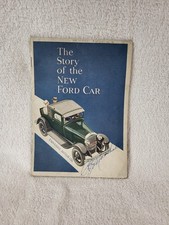 Original 1927 Ford Model A Dealer Sales Brochure 